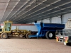 Heavy duty farm machinery steel shed, with galvanised universal beams, NSW