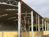 Custom curved roof horse arena with skylights - Victoria