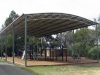 Curved roof school playground cover - Western Victoria