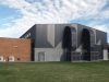 Indoor school multi-purpose centre, with gable roof - Victoria